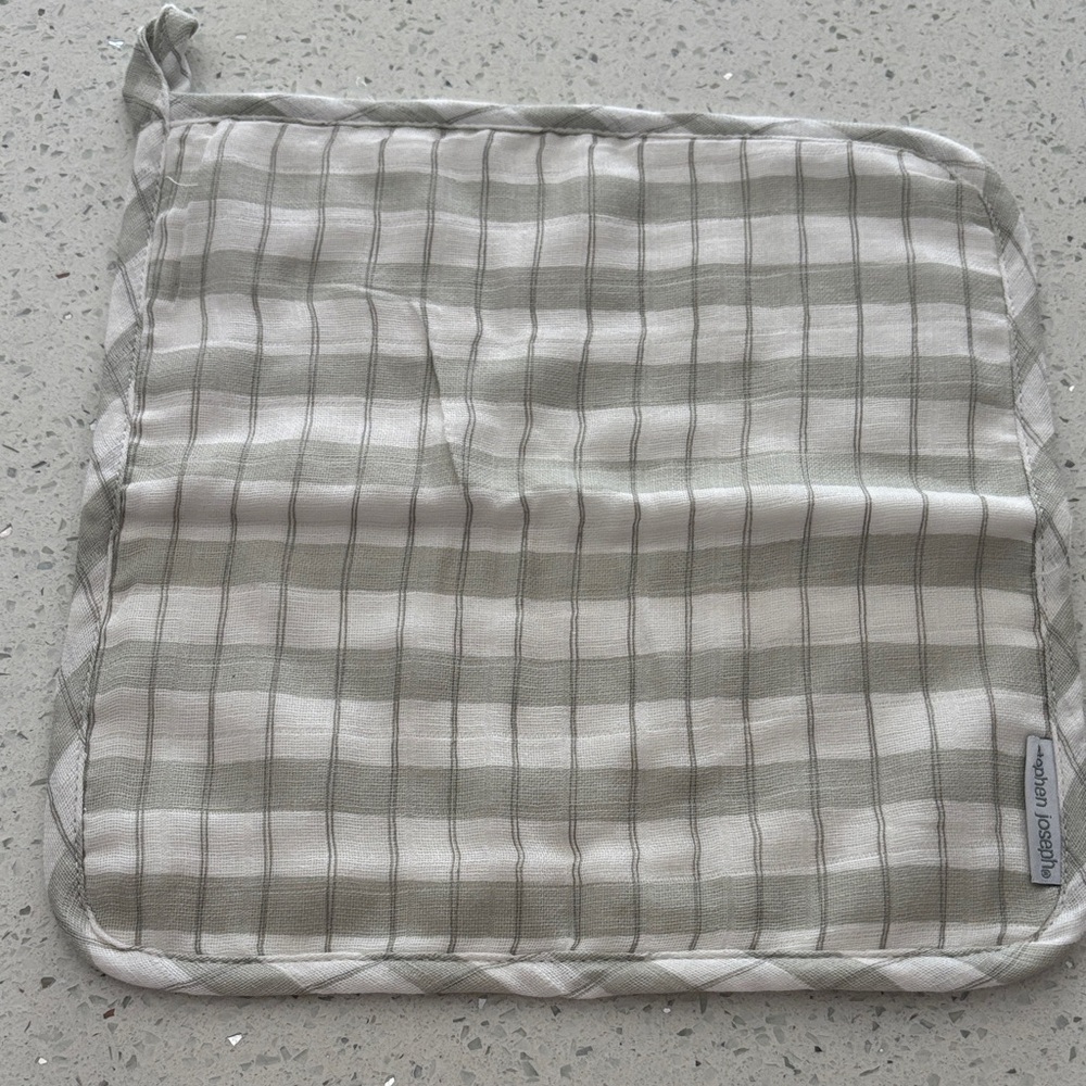 Stephen Joseph Set of 2 Cotton Muslin Washcloths Dino - Picture 5 of 11